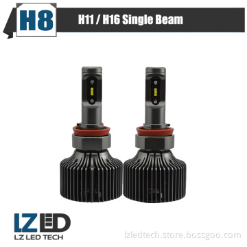2pcs/lot High Bright 8400LM 60w Car LED Headlights H8 (H11/ H16) Car Styling External Headlamp Auto All in One Auto Headlight